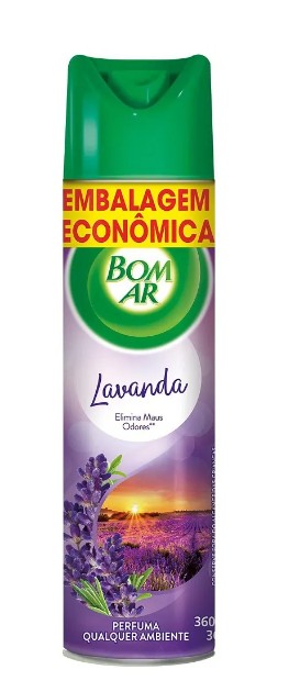 Bom Ar Aerossol Campos de Lavanda 360ml