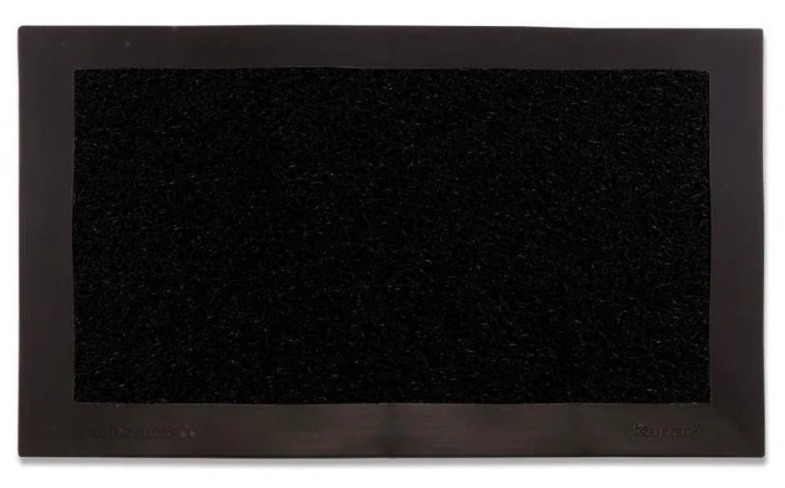 Tapete Capacho Sanitizante H 38 Cm X 58 Cm Preto