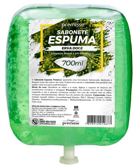 Sabonete Espuma 800ml